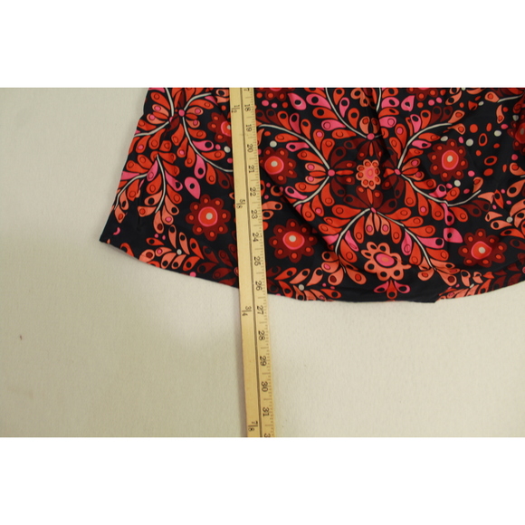 Merona Women Black Top Floral Design Casual Size Large - Picture 3 of 6